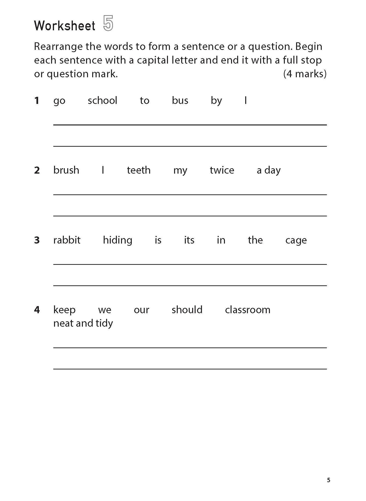 Grammar Worksheets For Primary 1 Grammar Worksheets For Primary 1