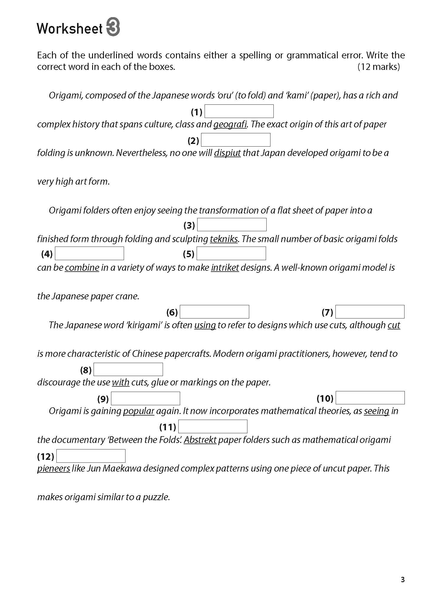 100 English Worksheets Primary 5 U0026 6 Editing CPD Singapore Education Services Pte Ltd 100 English Worksheets Primary 5 U0026 6 Editing CPD Singapore Education Services Pte Ltd