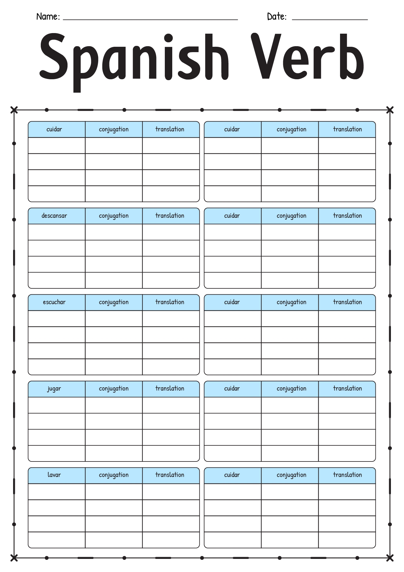 Conjuguemos Grammar Worksheet Present Tense Answers Conjuguemos Grammar Worksheet Present Tense Answers