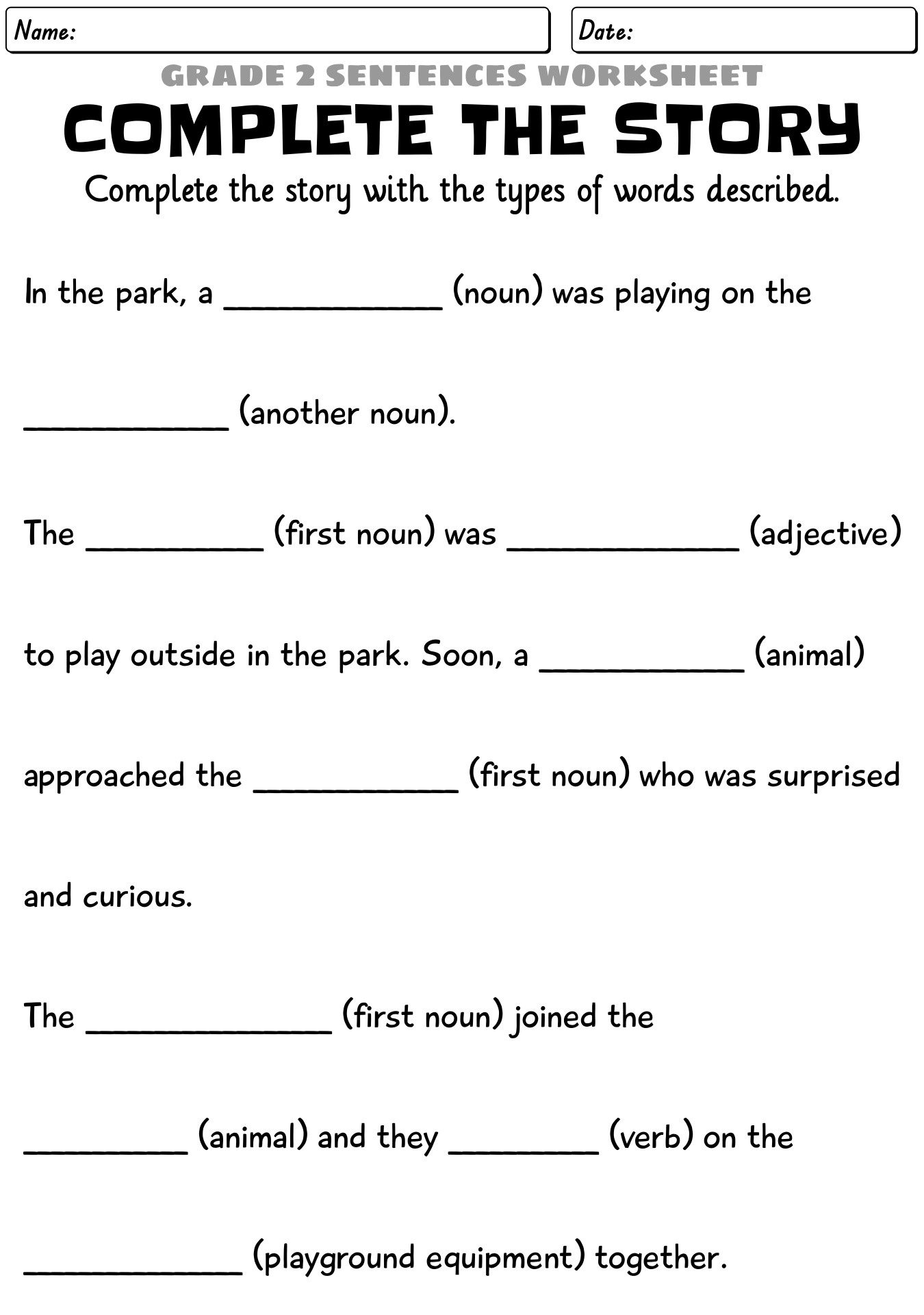 2nd Grade English Grammar California Worksheets 2nd Grade English Grammar California Worksheets