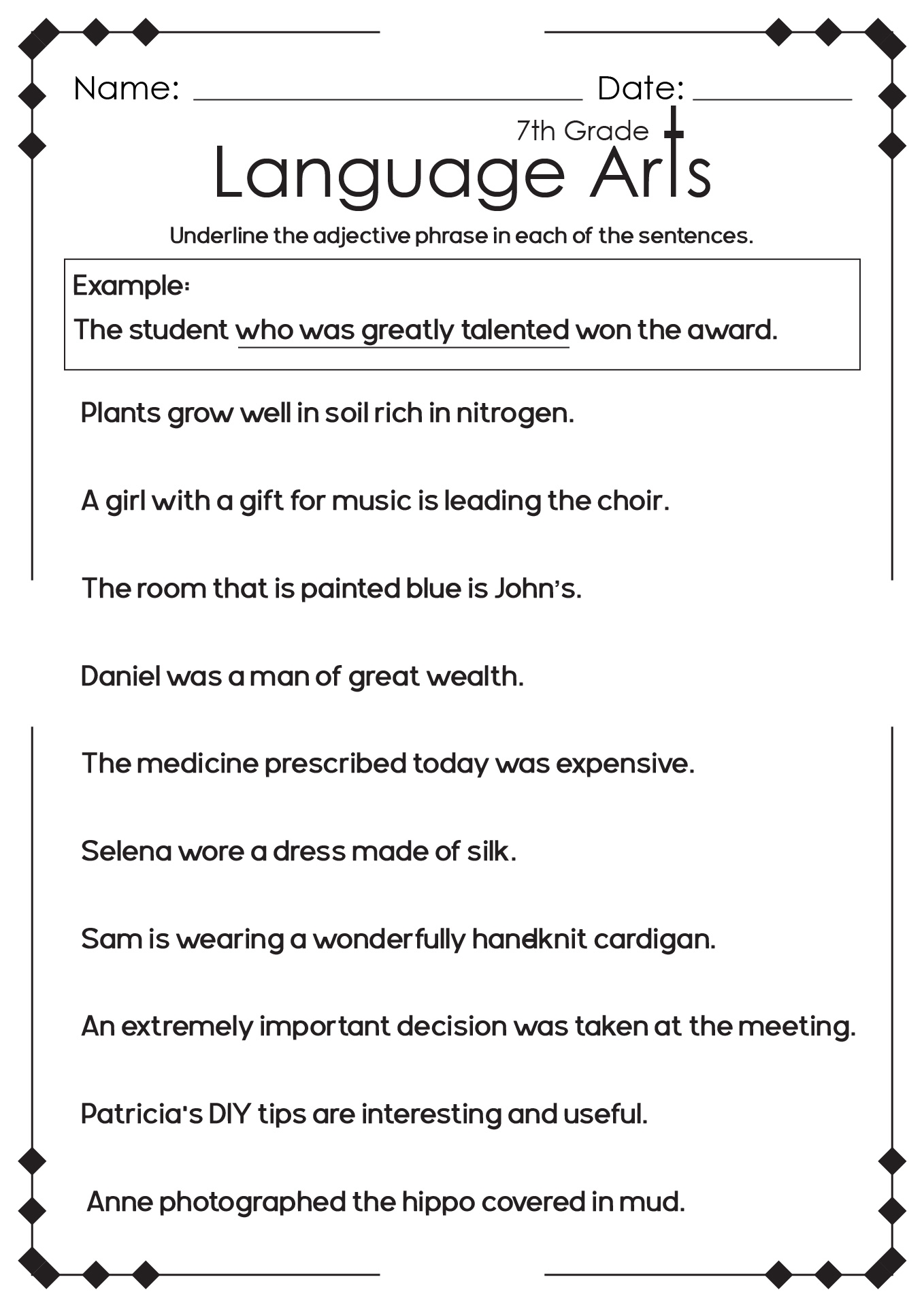 13 High School English Language Arts Worksheets Free PDF At Worksheeto 13 High School English Language Arts Worksheets Free PDF At Worksheeto