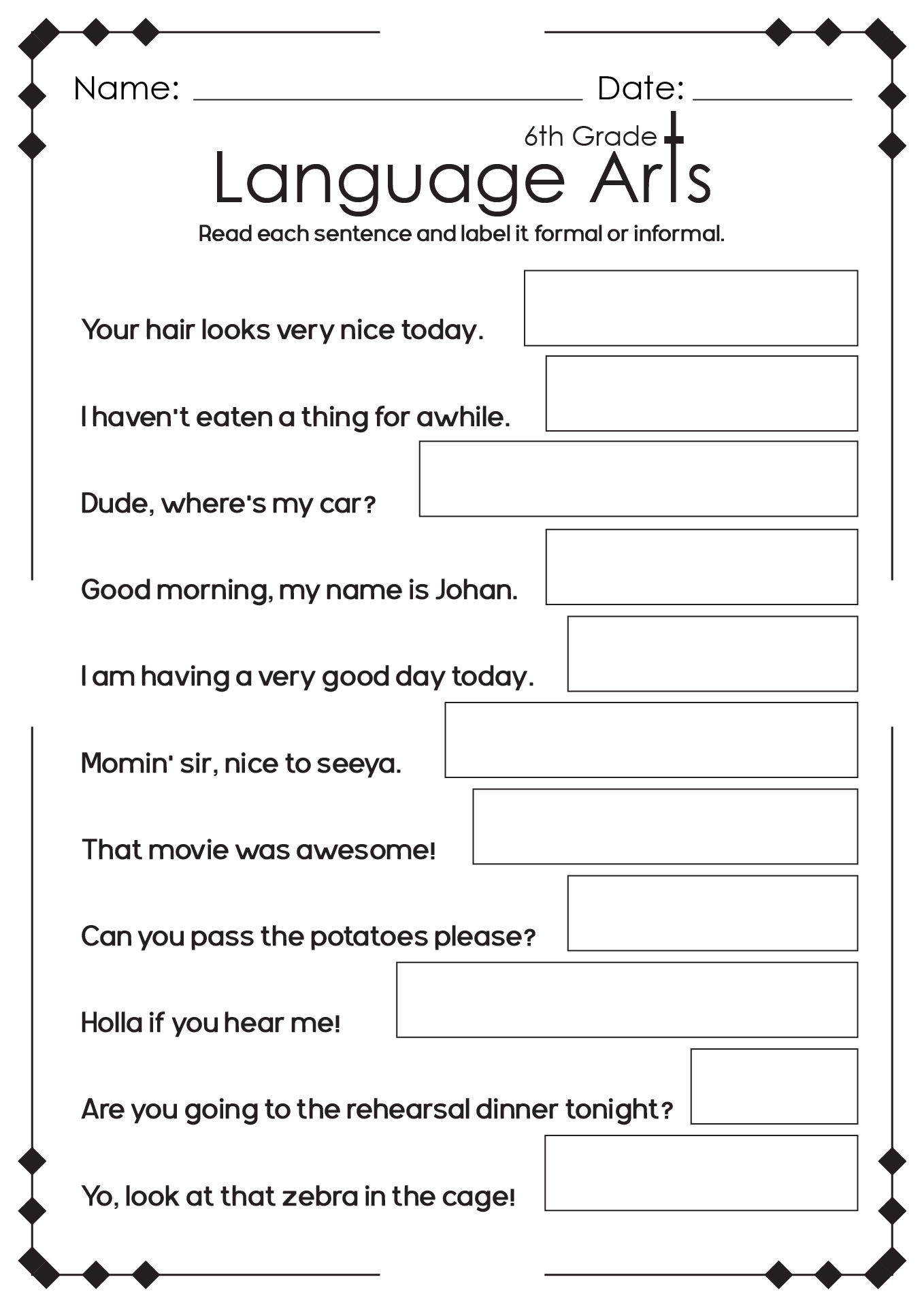 13 High School English Language Arts Worksheets Free PDF At Worksheeto 13 High School English Language Arts Worksheets Free PDF At Worksheeto