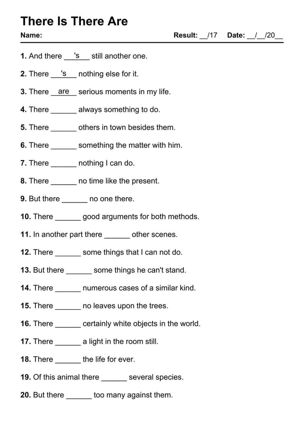 15 074 English Grammar PDF Worksheets With Answers Grammarism
