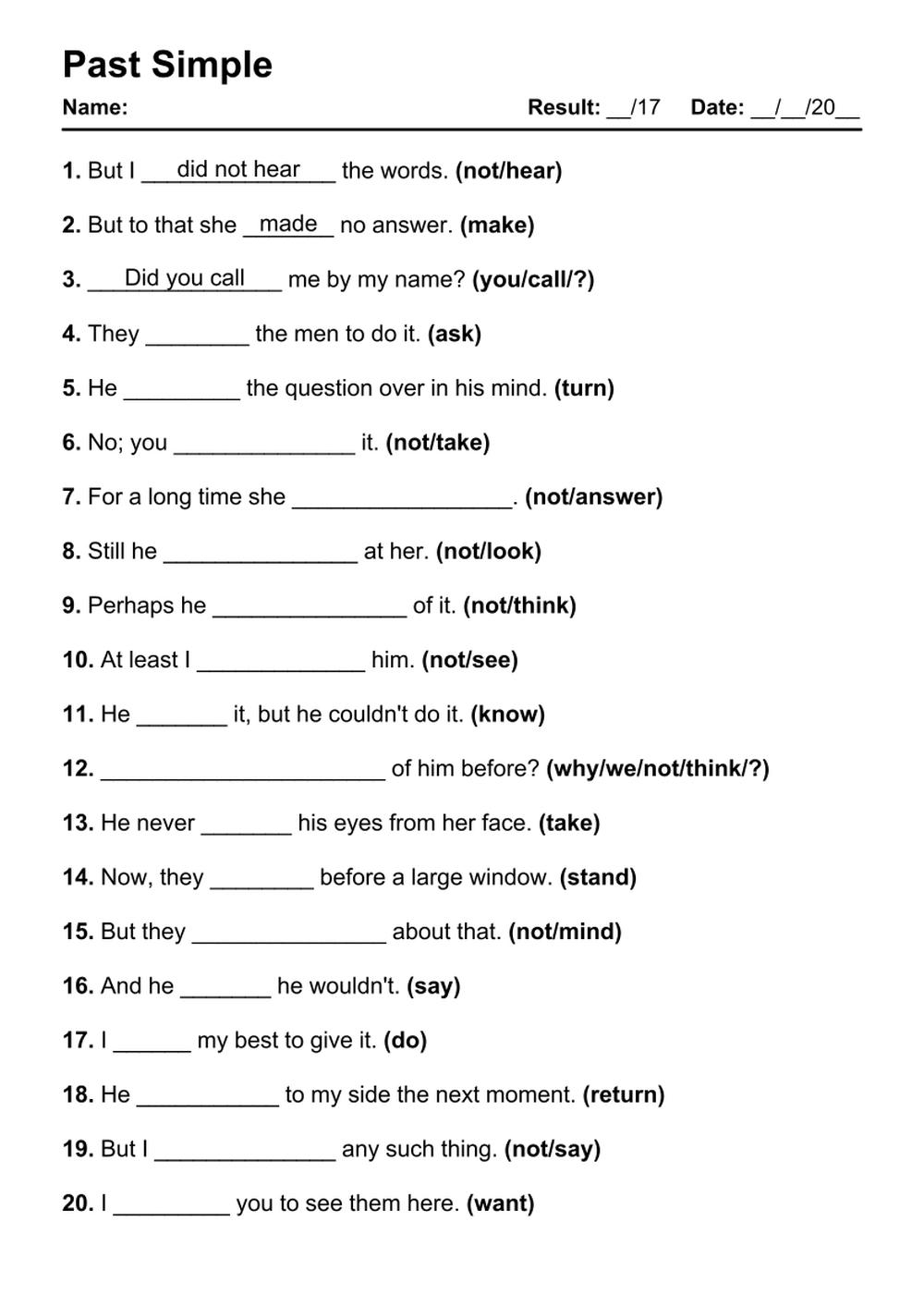 15 074 English Grammar PDF Worksheets With Answers Grammarism 15 074 English Grammar PDF Worksheets With Answers Grammarism