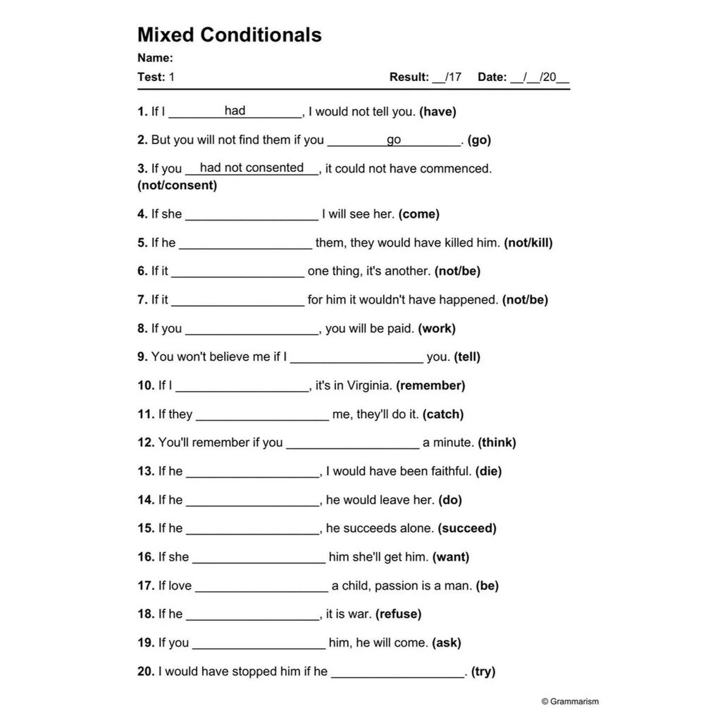 All Grammar Worksheets Ereading
