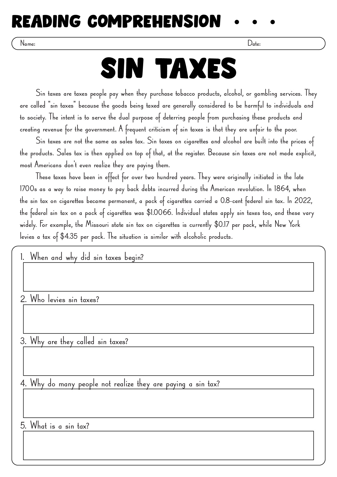 9th Grade English Grammar Worksheets Pdf