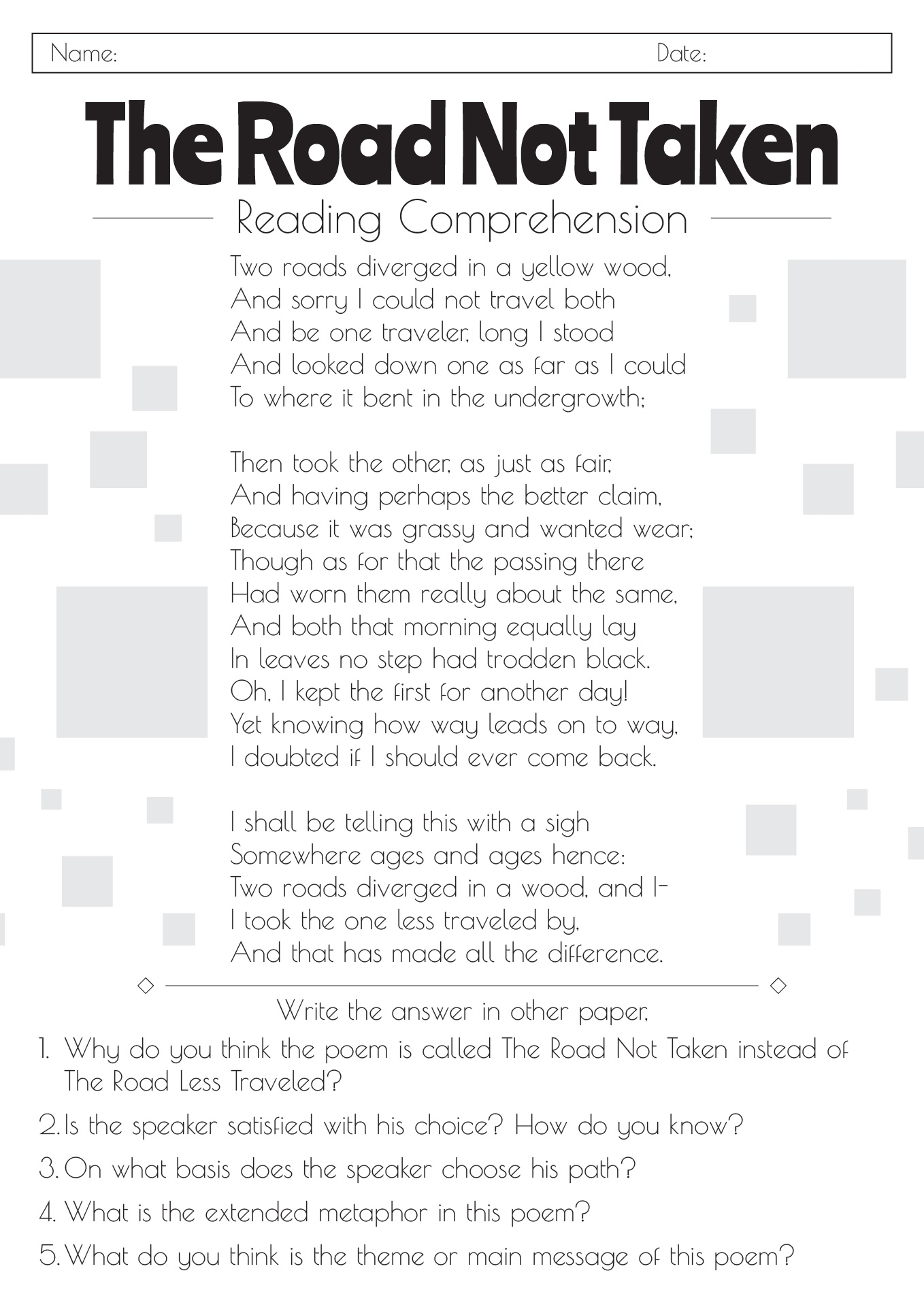9th Grade Grammar Worksheets Printable 9th Grade Grammar Worksheets Printable