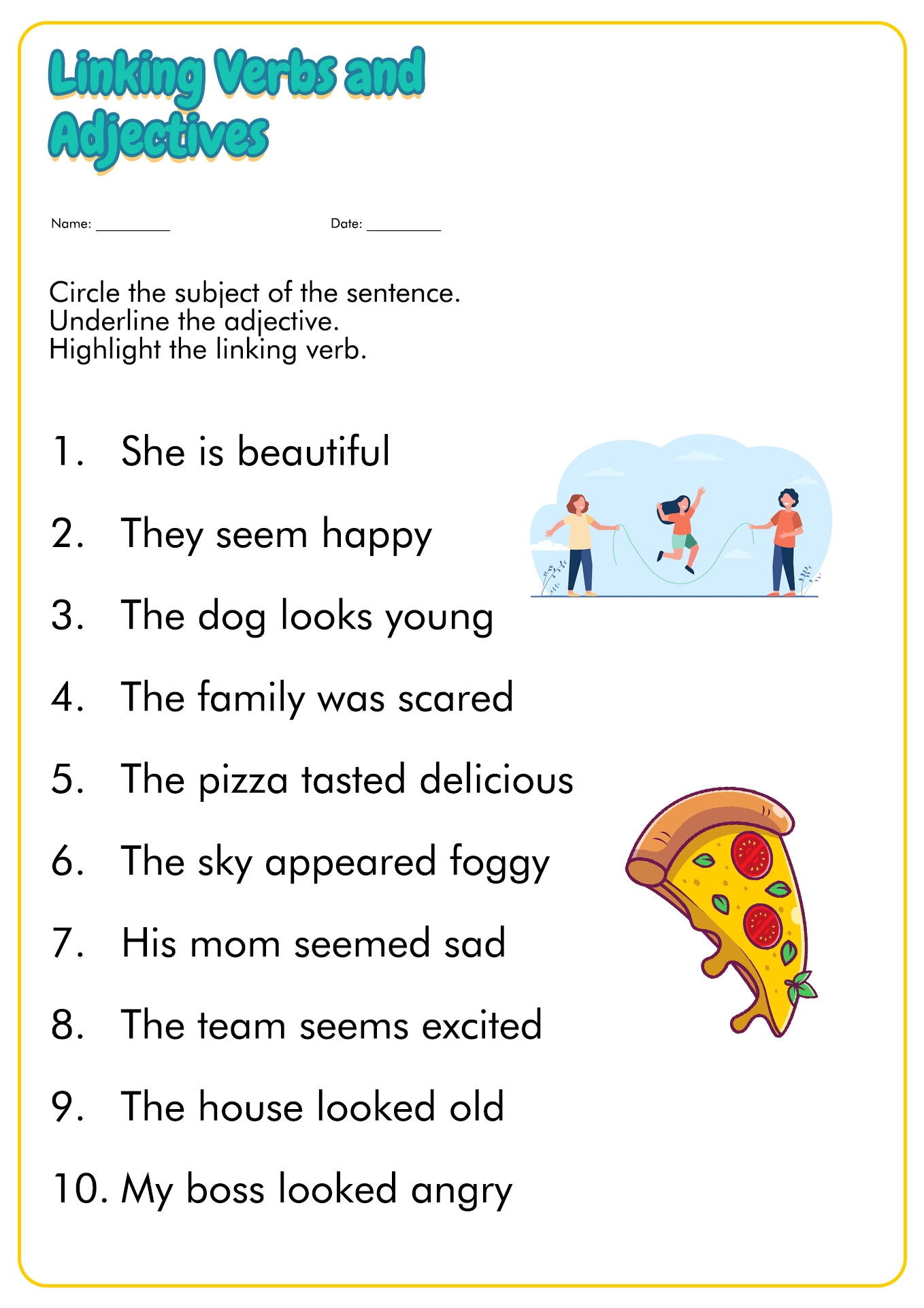 4th And 5th Grade Grammar Worksheets