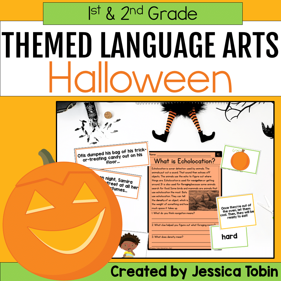1st And 2nd ELA Worksheets Halloween Activities