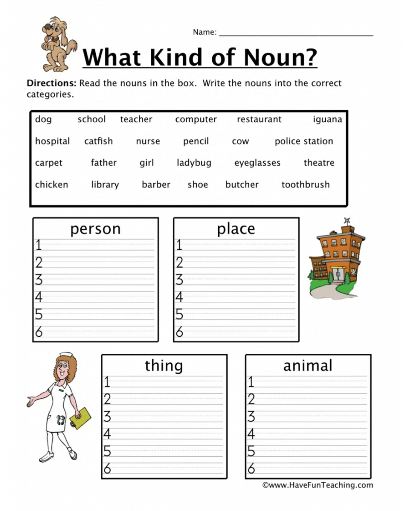 23 First Grade Grammar Worksheets That Teach The Basics The 