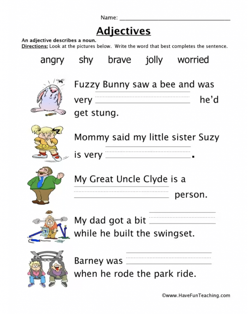 Freshman Grammar Worksheets