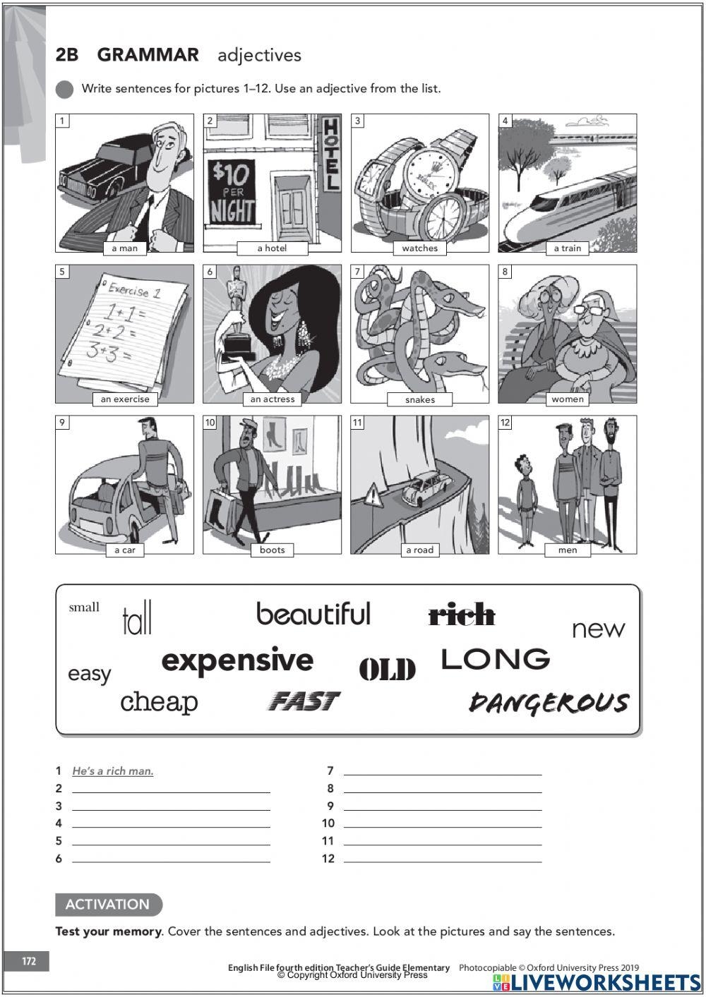 2B GRAMMAR Adje Free Interactive Worksheets 6880428 2B GRAMMAR Adje Free Interactive Worksheets 6880428