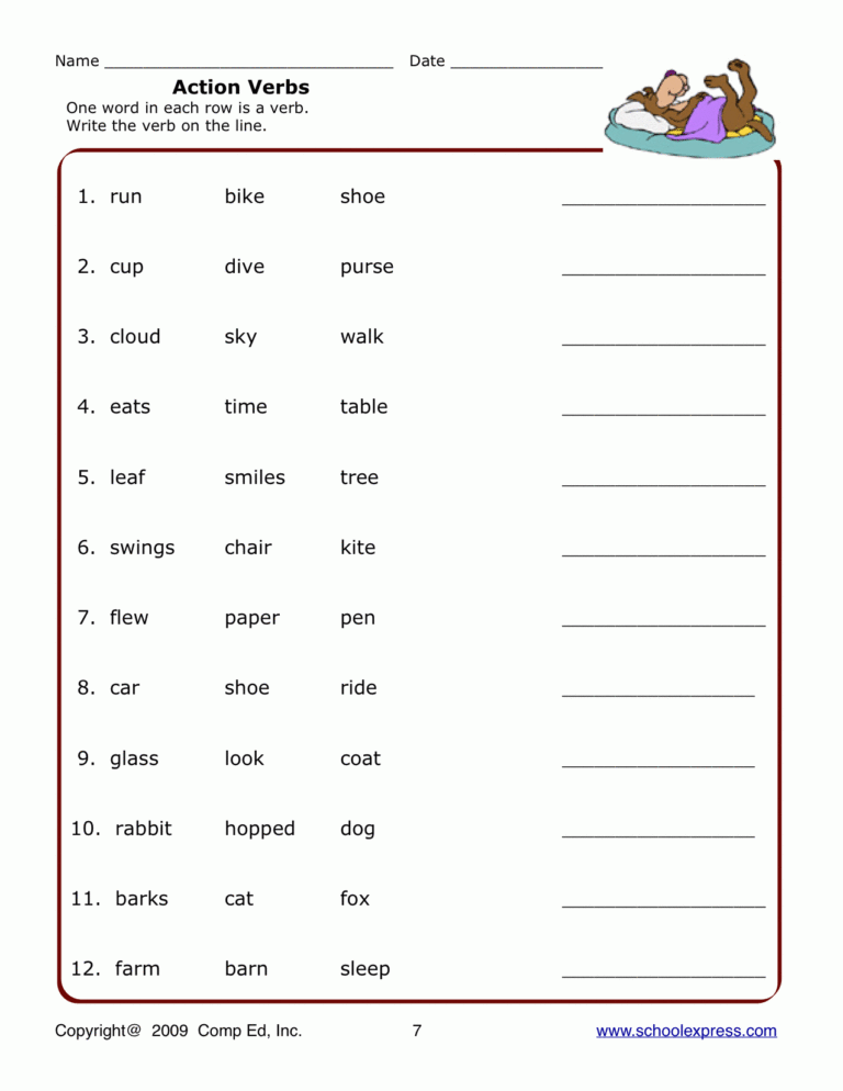 34 Best Verb Worksheets Ideas Verb Worksheets Verb Worksheets