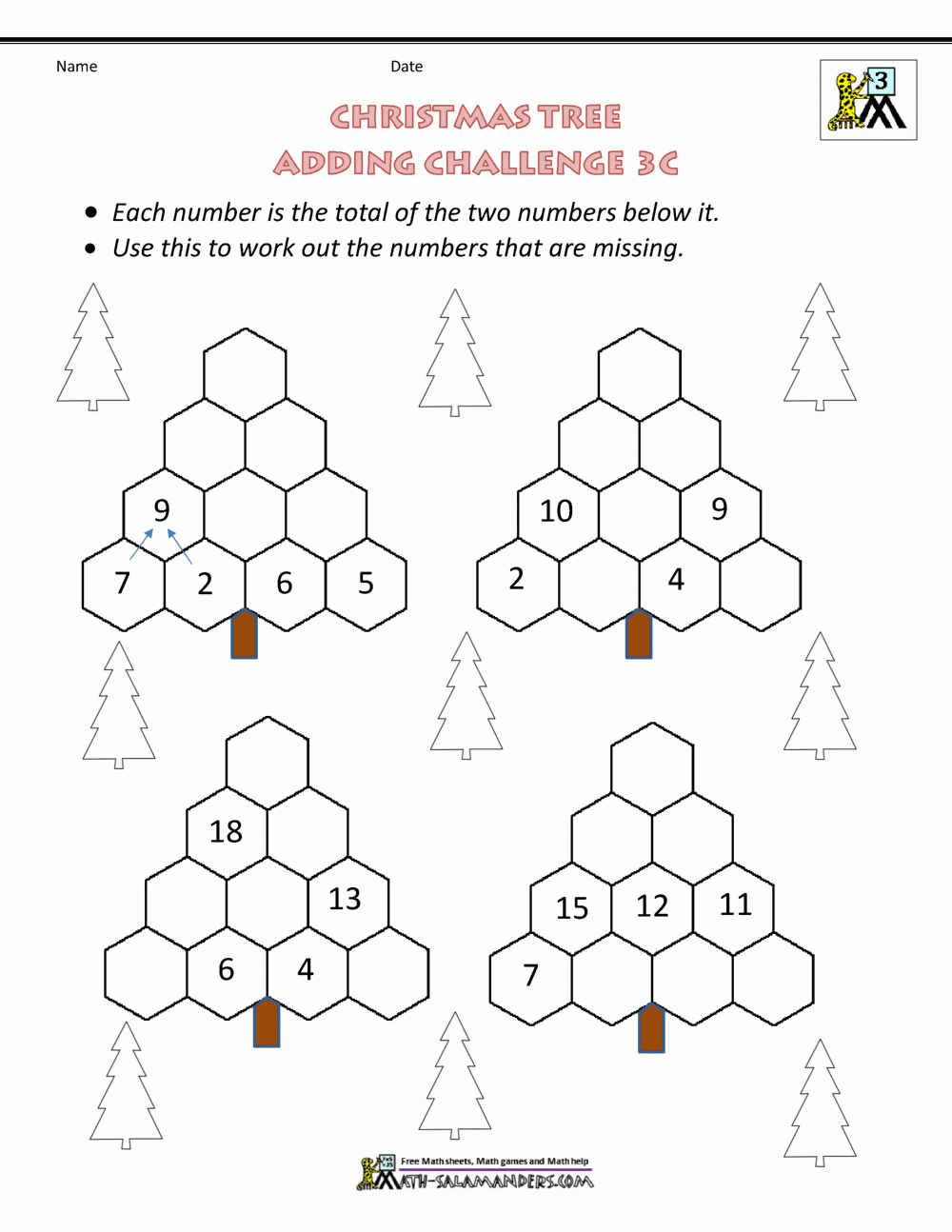 Christmas Grammar Worksheets 3rd Grade