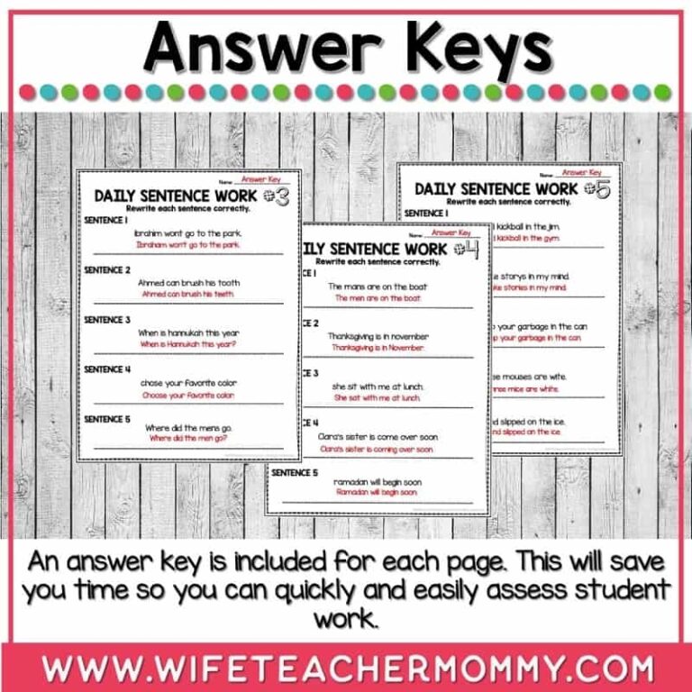 3rd Grade Fix The Sentence Worksheets Educate Rejuvenate