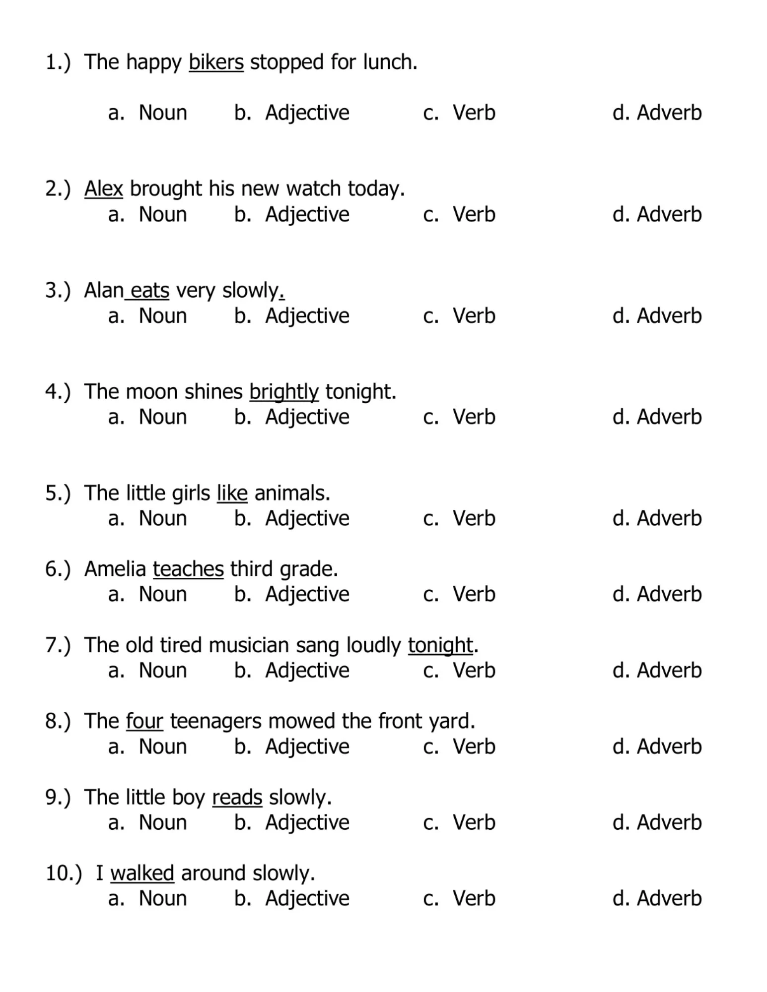 6th 7th 8th Grade Grammar Parts Of Speech Quiz And Learning Middle School 8 Parts Of Speech Noun Verb Preposition Etsy 6th 7th 8th Grade Grammar Parts Of Speech Quiz And Learning Middle School 8 Parts Of Speech Noun Verb Preposition Etsy