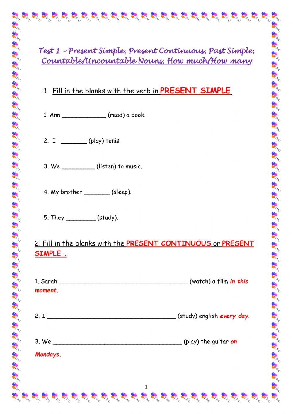 6th Grade Gramm Free Interactive Worksheets 593287