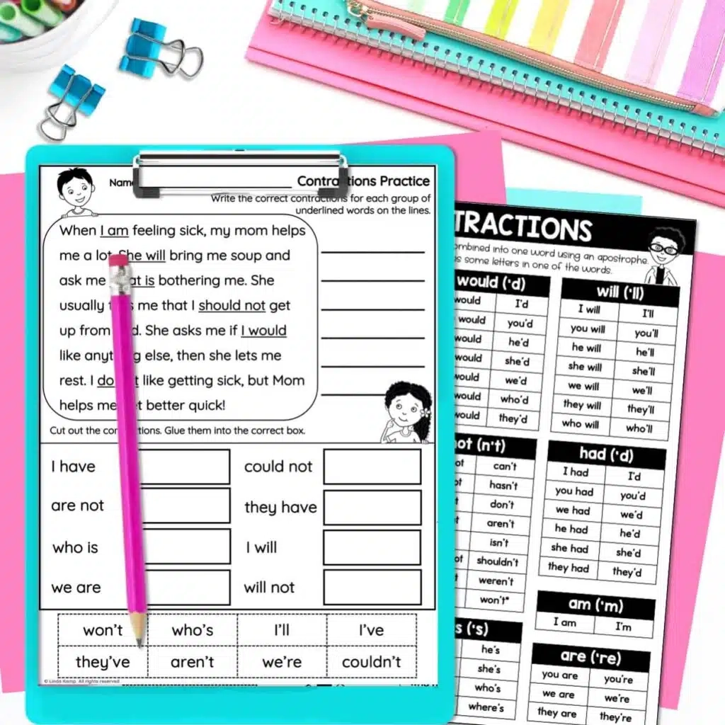 7 Easy Ways To Teach Contractions In Second Grade Around The Kampfire 7 Easy Ways To Teach Contractions In Second Grade Around The Kampfire