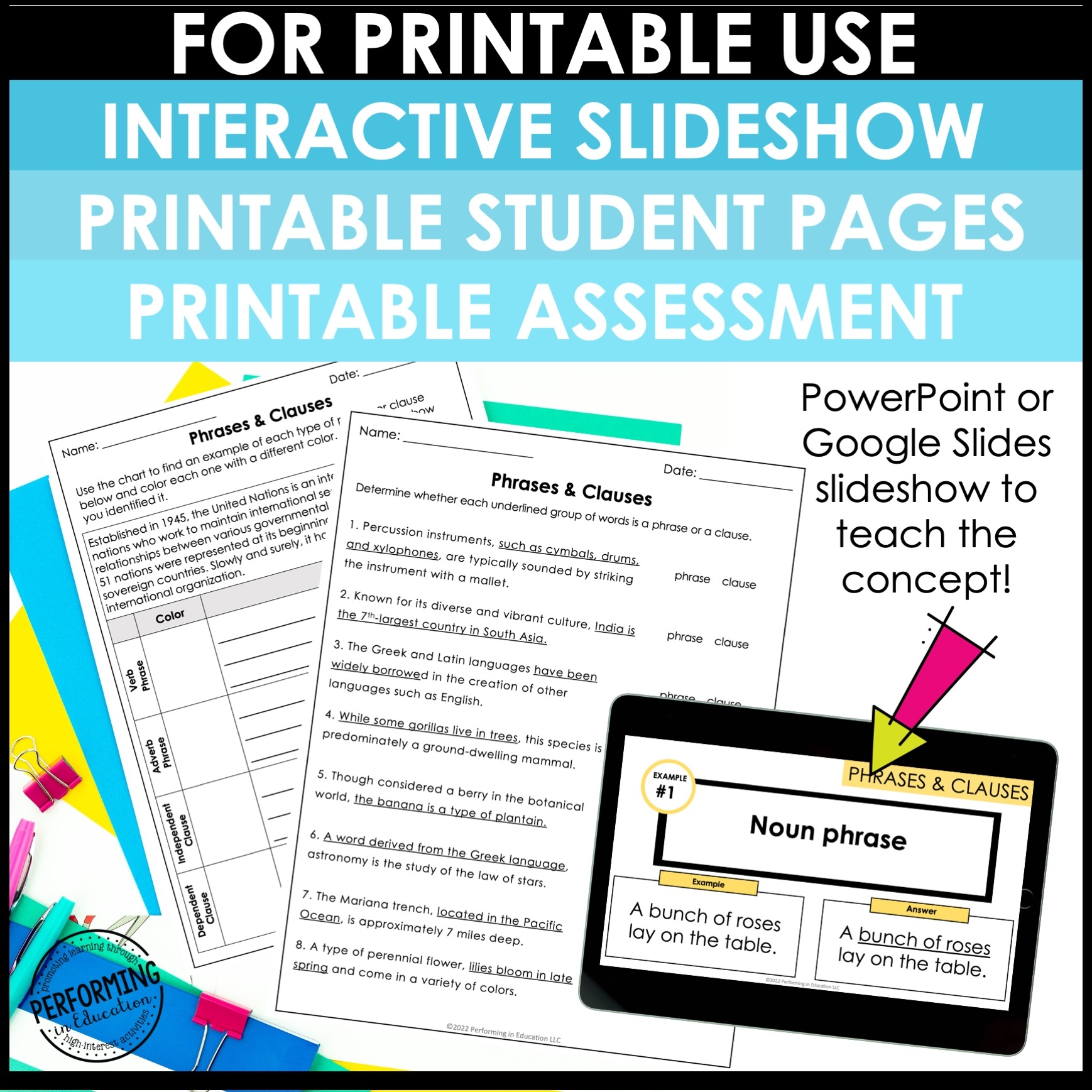 8th Grademon Core Grammar Worksheets