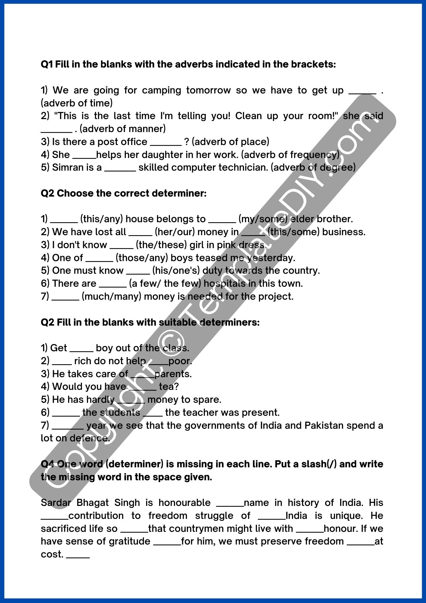 8th Grade Grammar Worksheets Template Printable PDF Word 8th Grade Grammar Worksheets Template Printable PDF Word