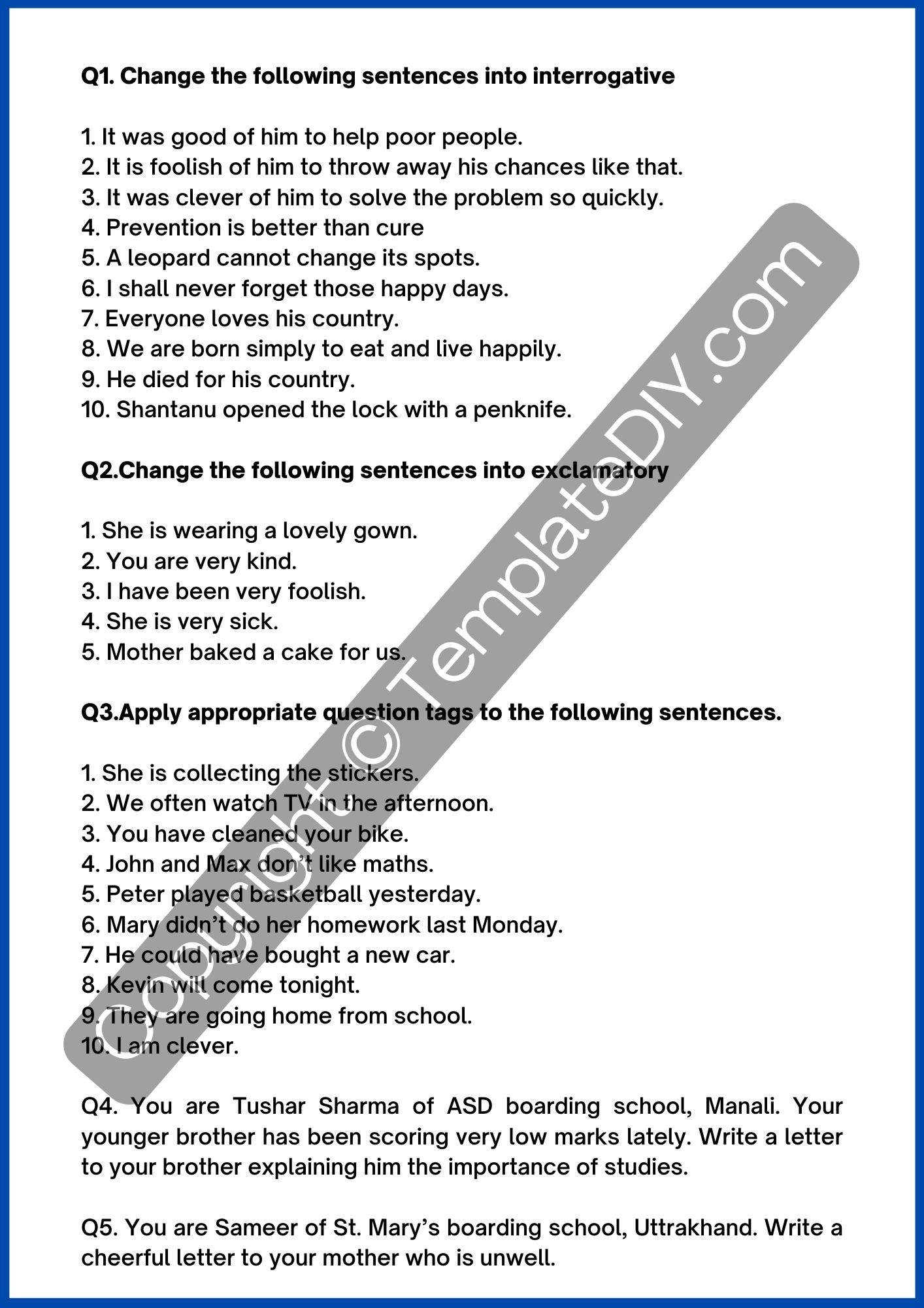8th Grade Grammar Worksheets Template Printable PDF Word 8th Grade Grammar Worksheets Template Printable PDF Word