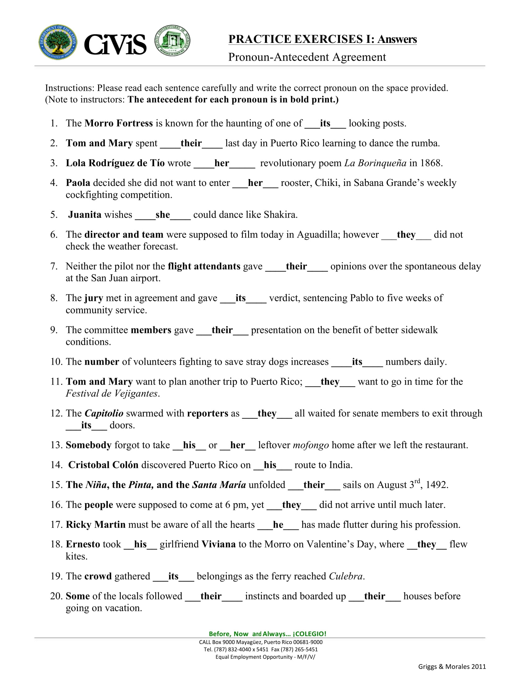 9 Pronoun Antecedent Examples