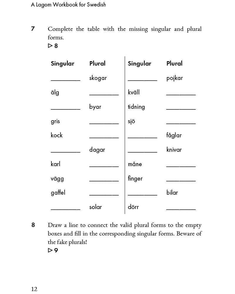 A Lagom Workbook For Swedish Say It In Swedish