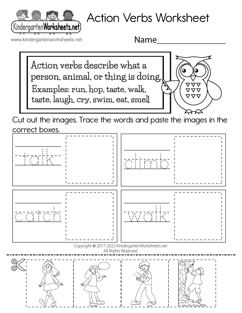 Kindergarten Worksheets For English Grammar Kindergarten Worksheets For English Grammar