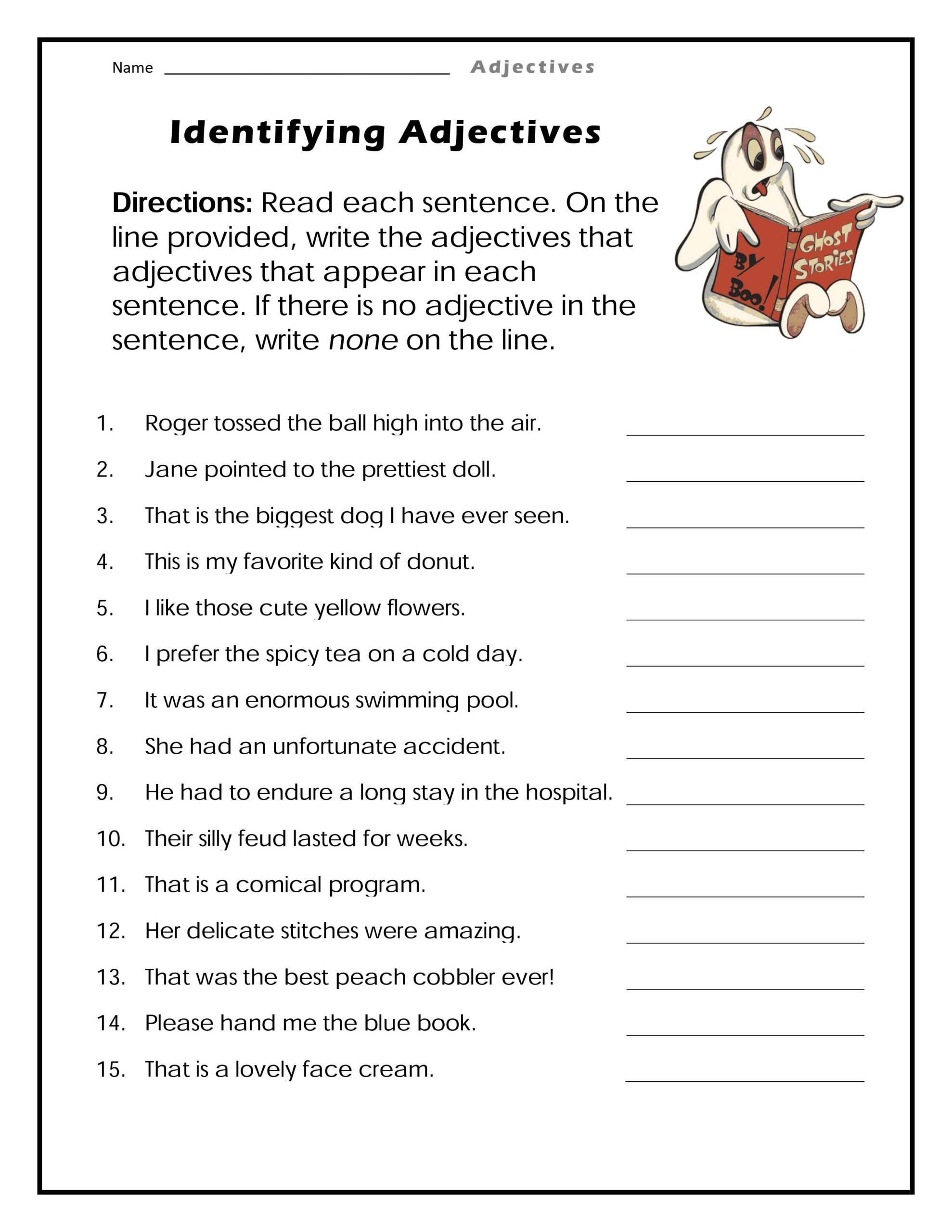 American Adventures Elementary Grammar Worksheets
