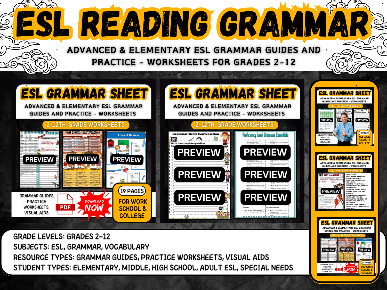 Advanced Grammar Practice Worksheets