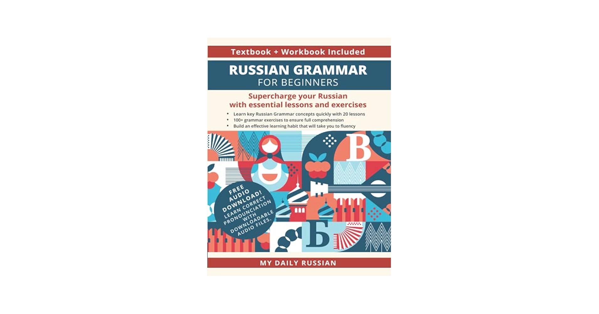Amazon Russian Grammar For Beginners Textbook Workbook 
