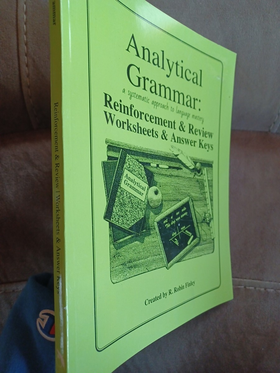 Analytical Grammar Reinforcement Review Worksheets Answer Keys By R Finley EBay