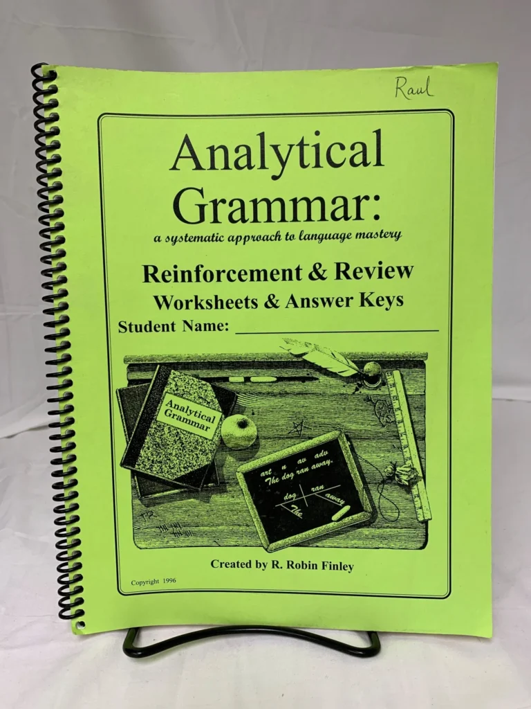 Analytical Grammar Reinforcement Review Worksheets Answer Keys SCAIHS