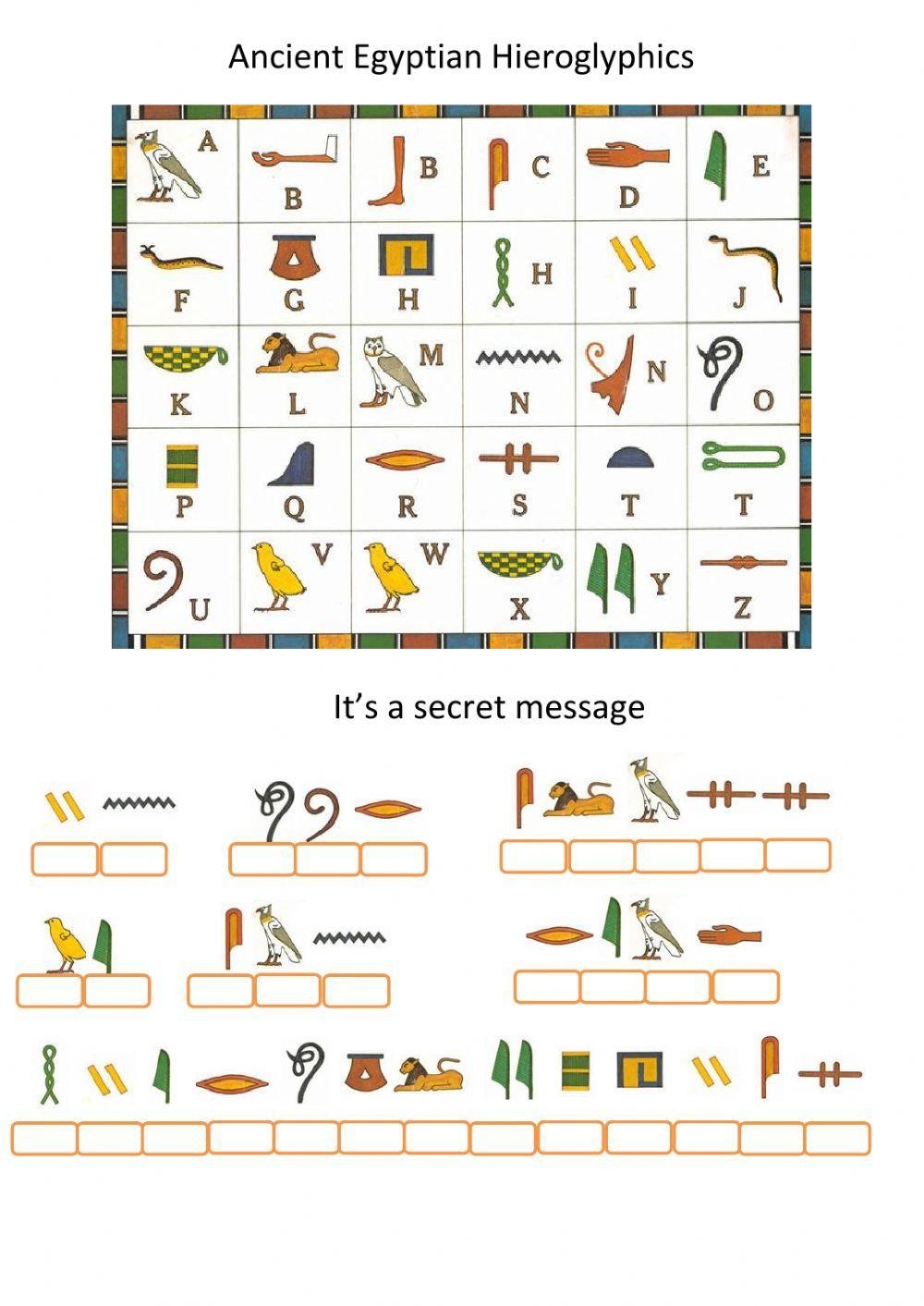 Ancient Egyptia Free Interactive Worksheets 265881