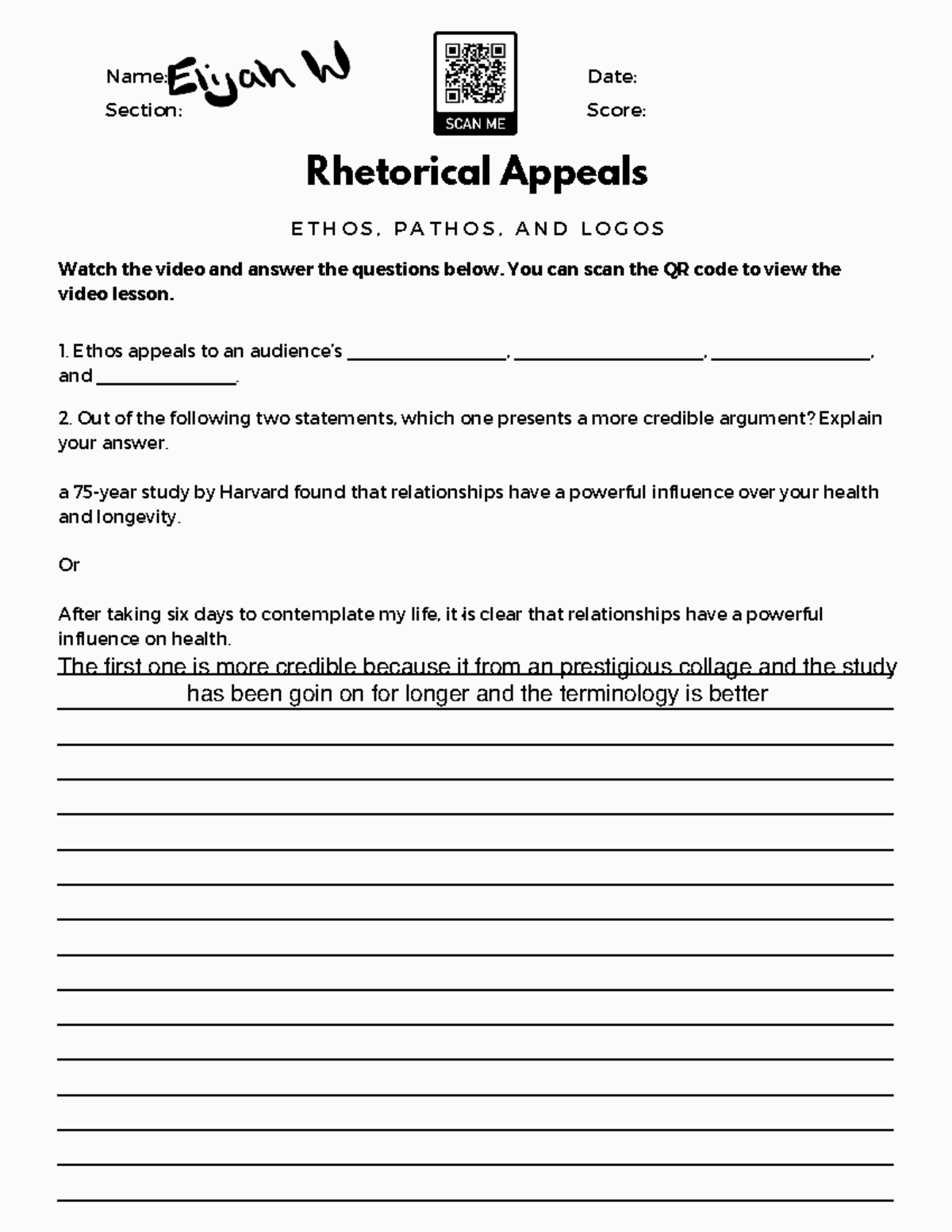 Appositives Worksheet Practice With Nouns Appositive Phrases Studocu