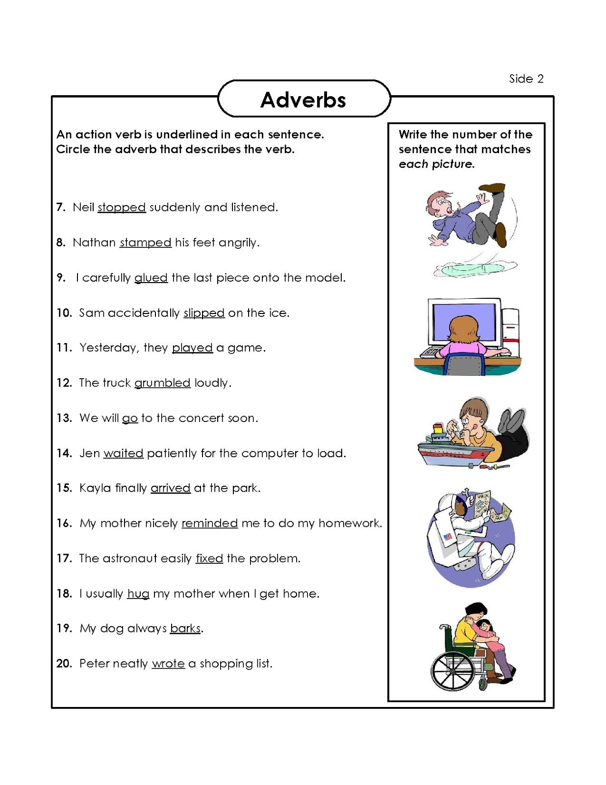 APSG Grammar Worksheet Class 5
