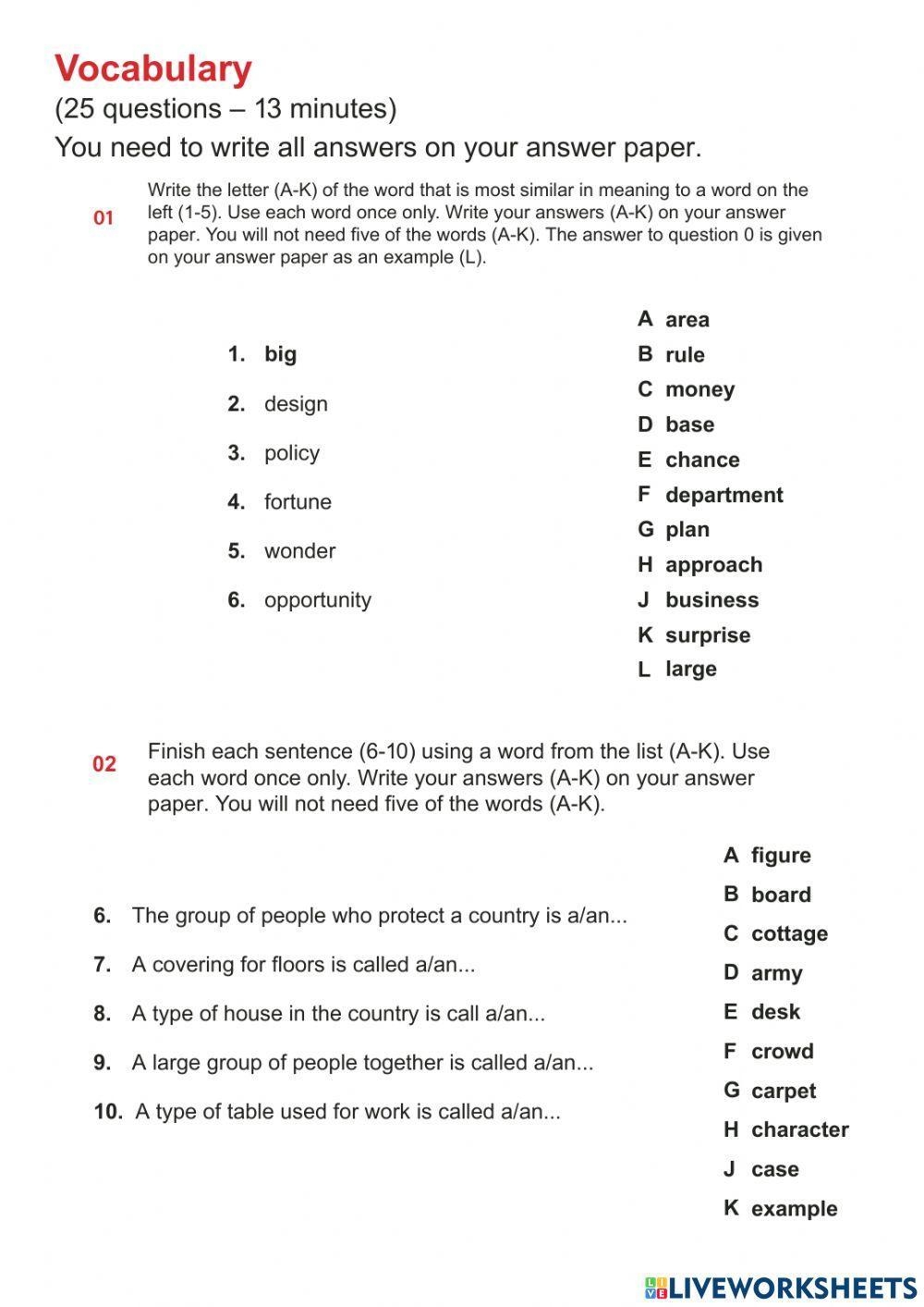 Ap Exam Grammar Worksheet
