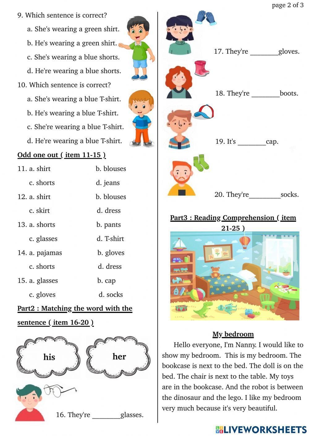 Assessment Engl Free Interactive Worksheets 1469567