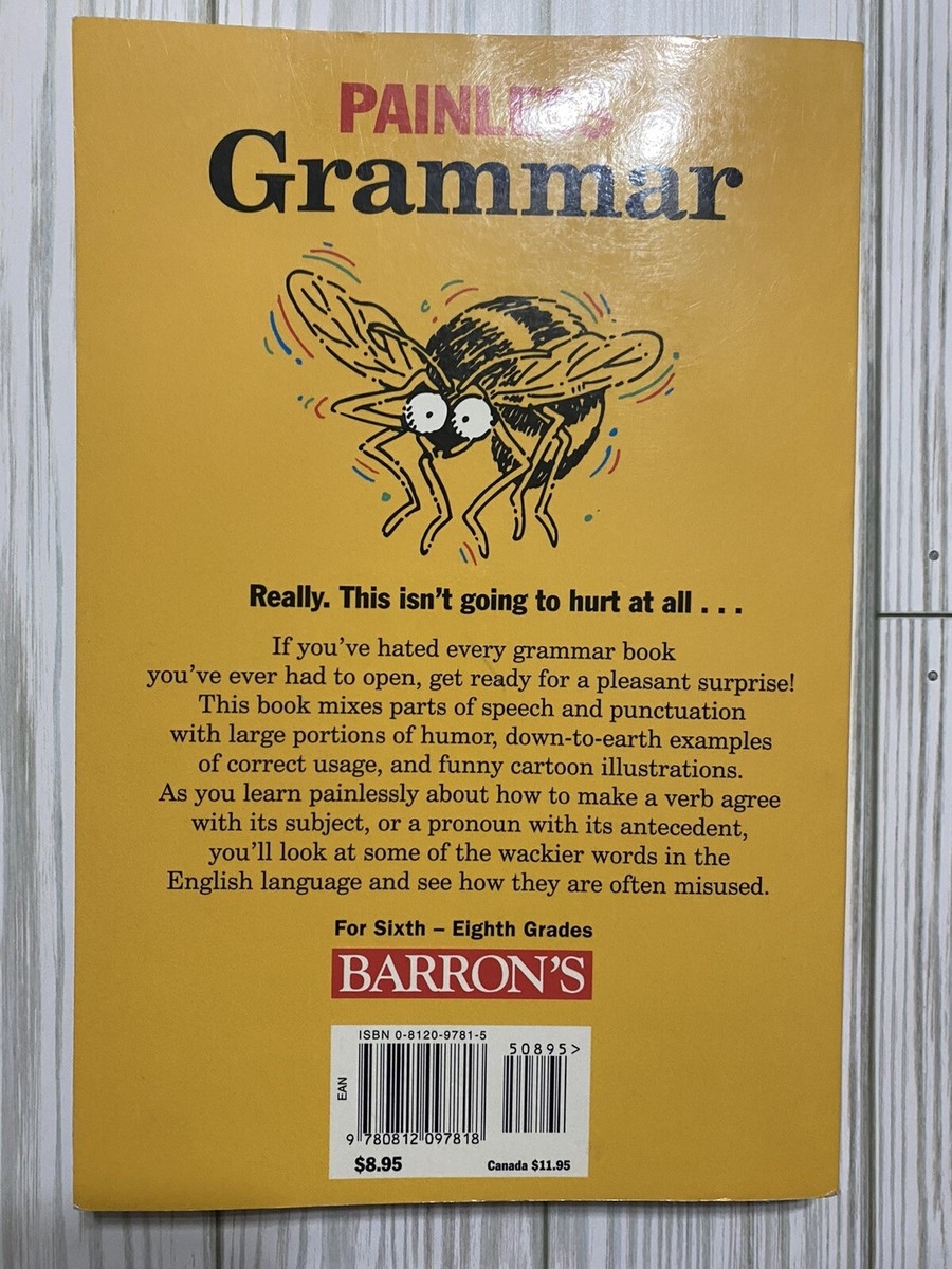 Barron s Painless Grammar By Rebecca Elliott EBay