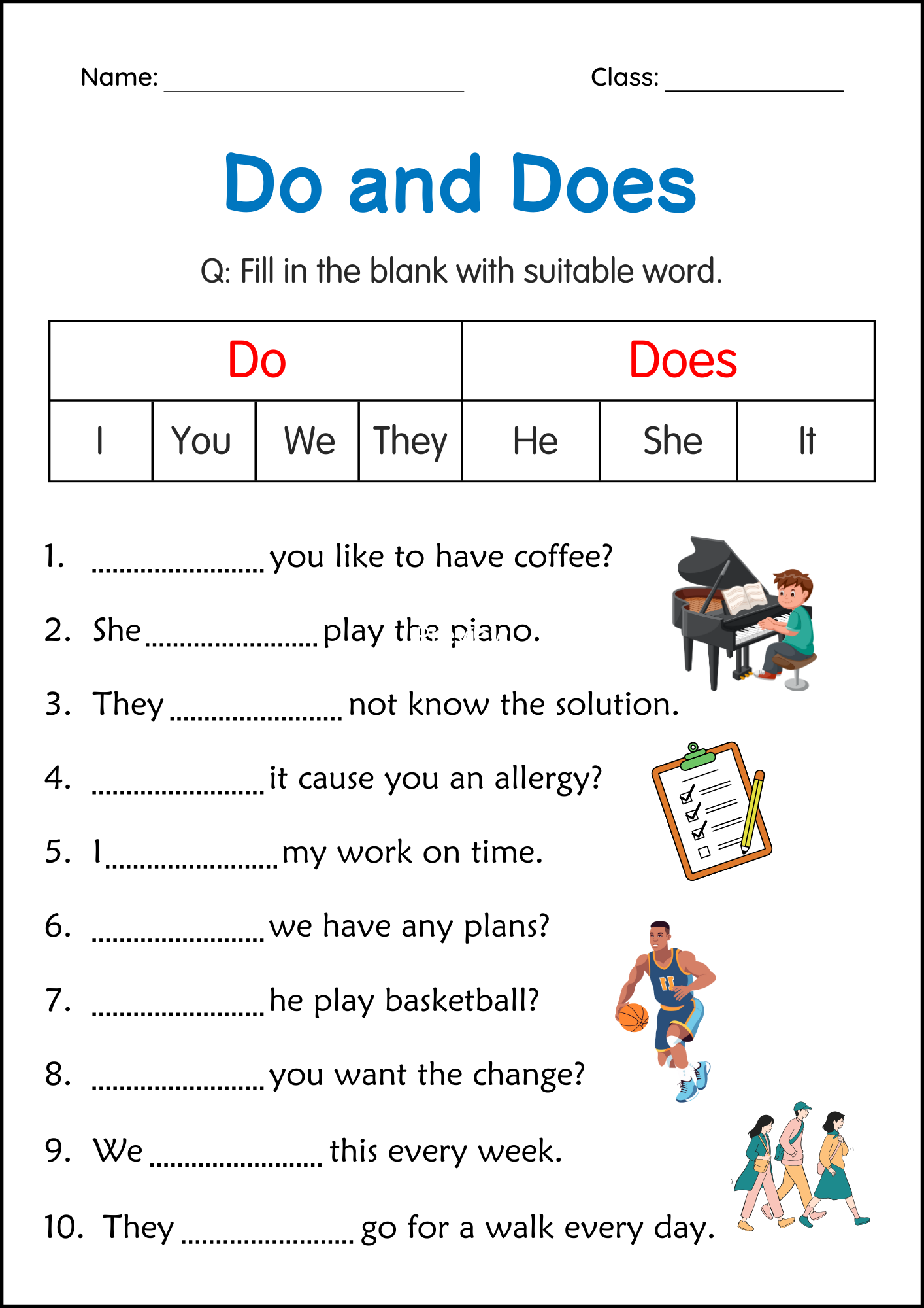 Beginner Do And Does Grammar Activity Worksheets For Grade 2 Made By Teachers Beginner Do And Does Grammar Activity Worksheets For Grade 2 Made By Teachers