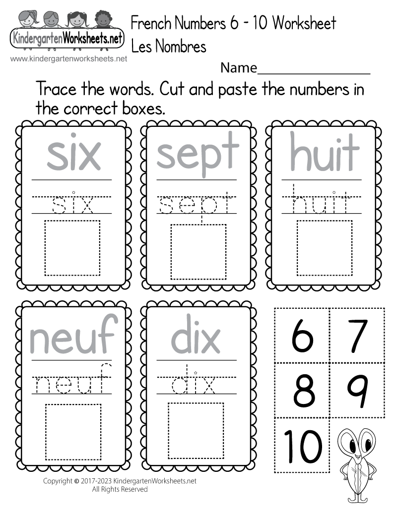 Beginner French Grammar Worksheets