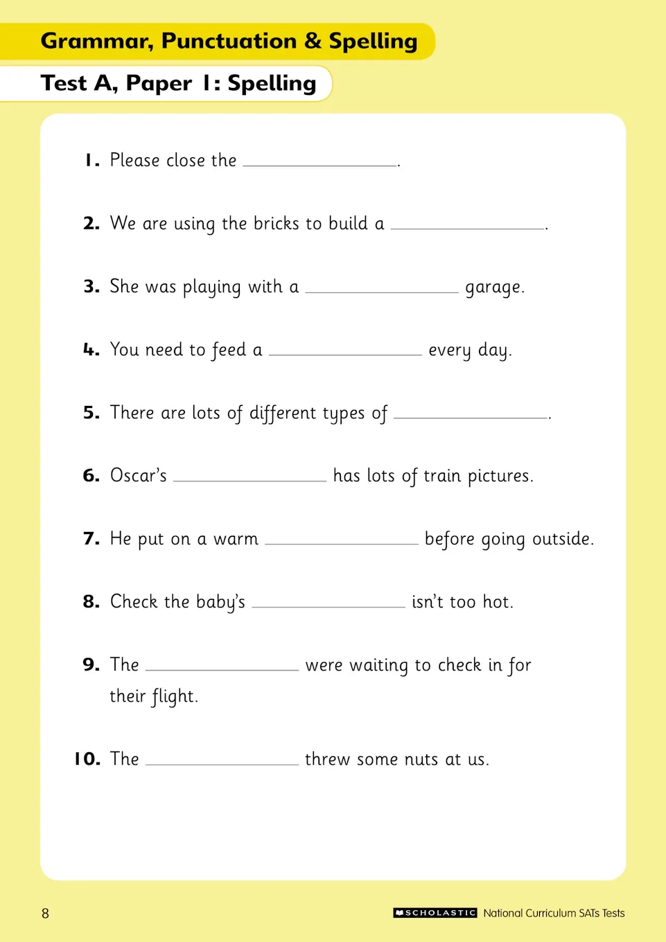 Buy KS1 SPaG SATs Practice Papers Ages 6 7 Exam Ninja