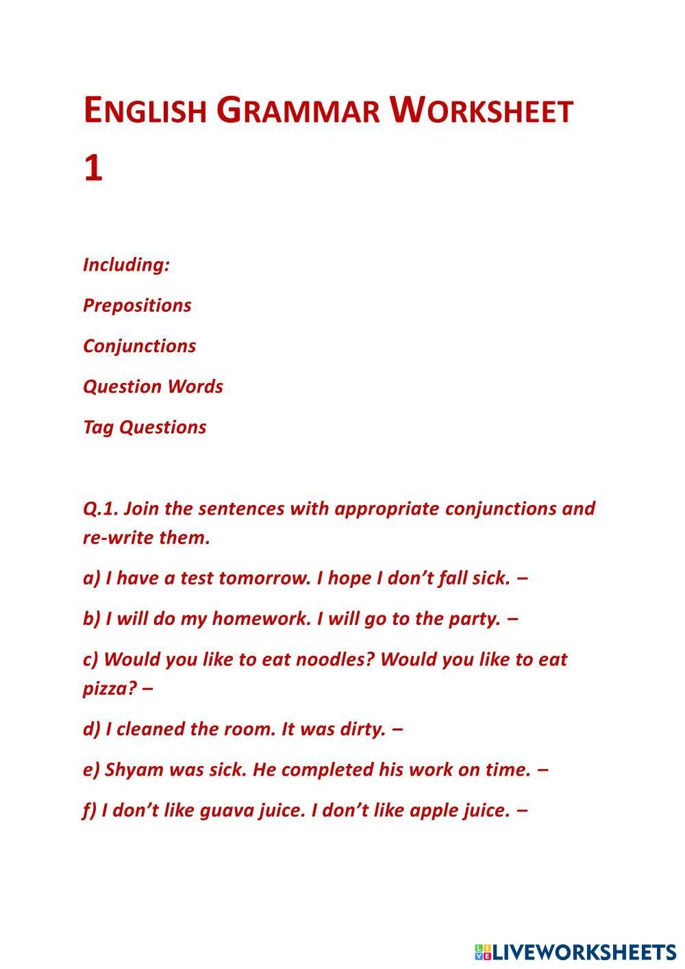 Cbse Class X English Grammar Worksheets Cbse Class X English Grammar Worksheets