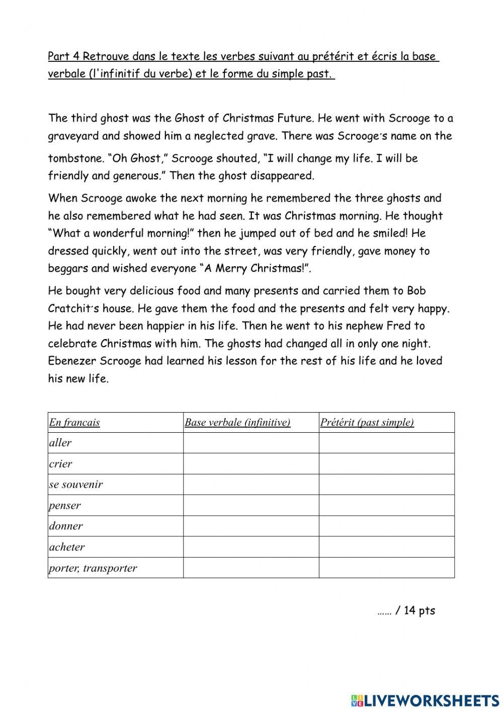 Christmas Carol Free Interactive Worksheets 2263699 Christmas Carol Free Interactive Worksheets 2263699