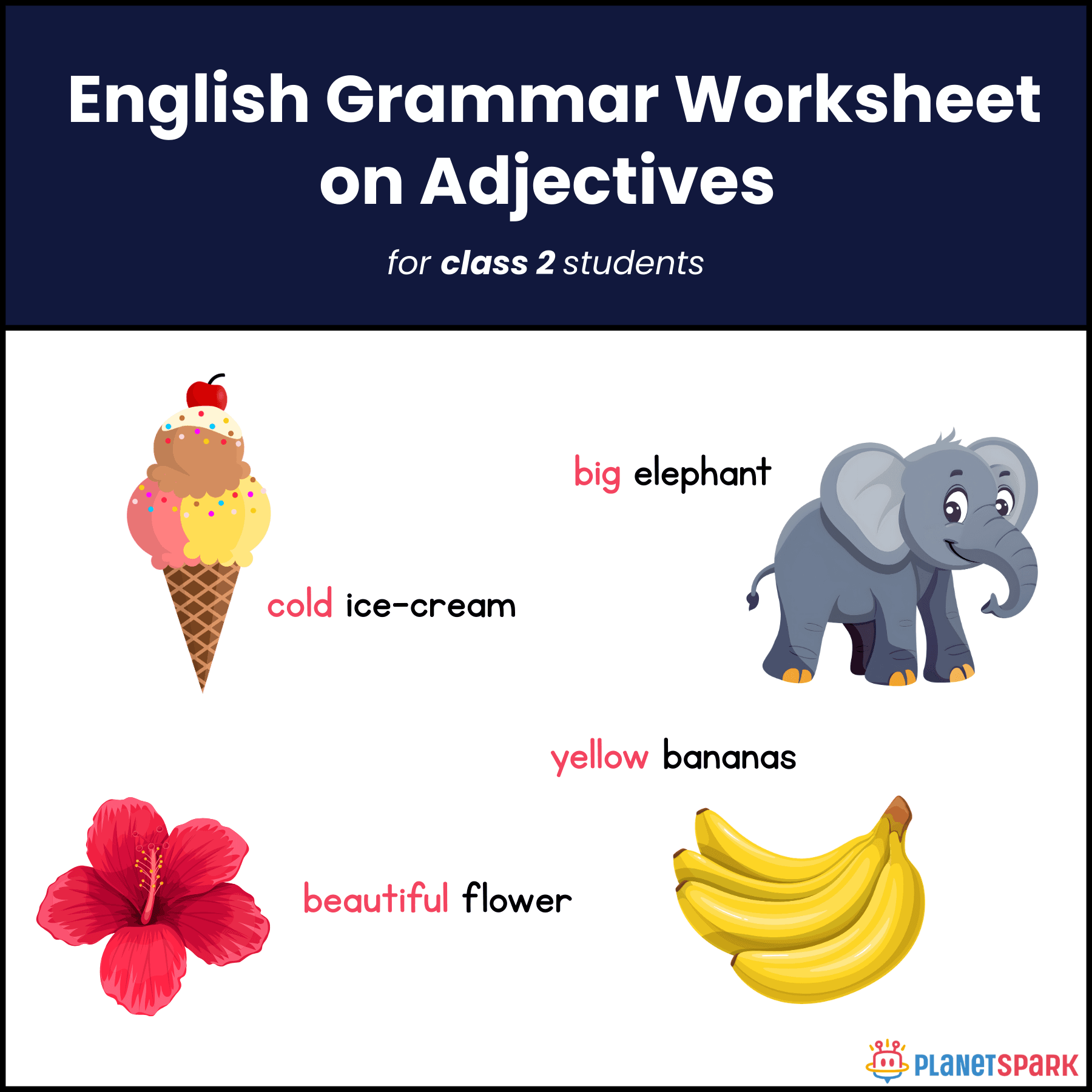English Grammar Worksheet For Class 2 English Grammar Worksheet For Class 2