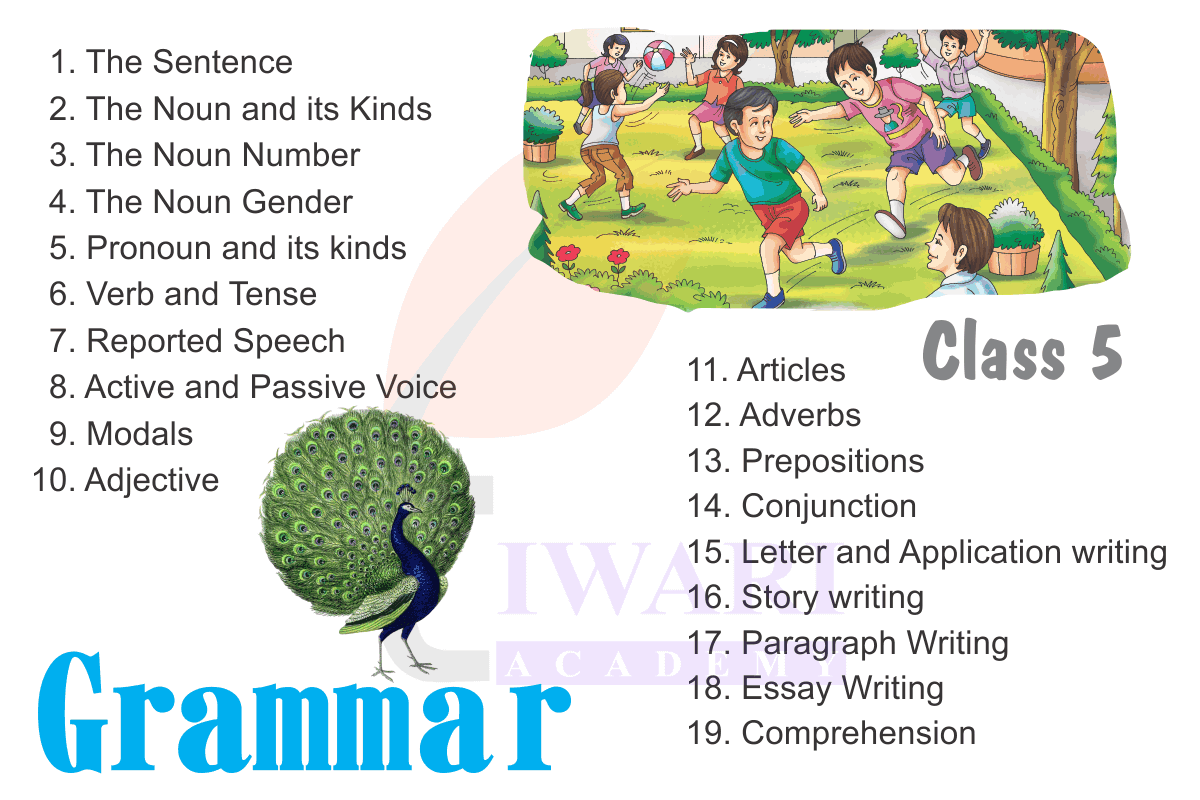 Class 5 English Grammar Worksheets Pdf