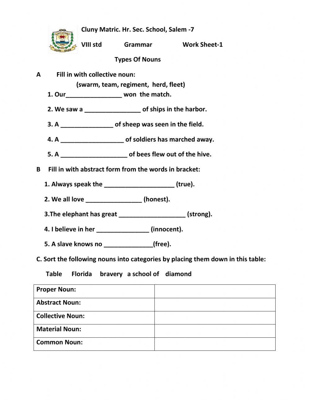 Class 8 English Free Interactive Worksheets 578793 Class 8 English Free Interactive Worksheets 578793