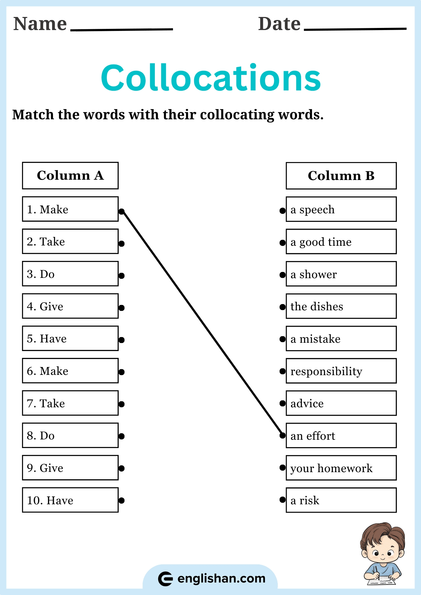 Grammar Worksheet Collocations Get Grammar Worksheet Collocations Get