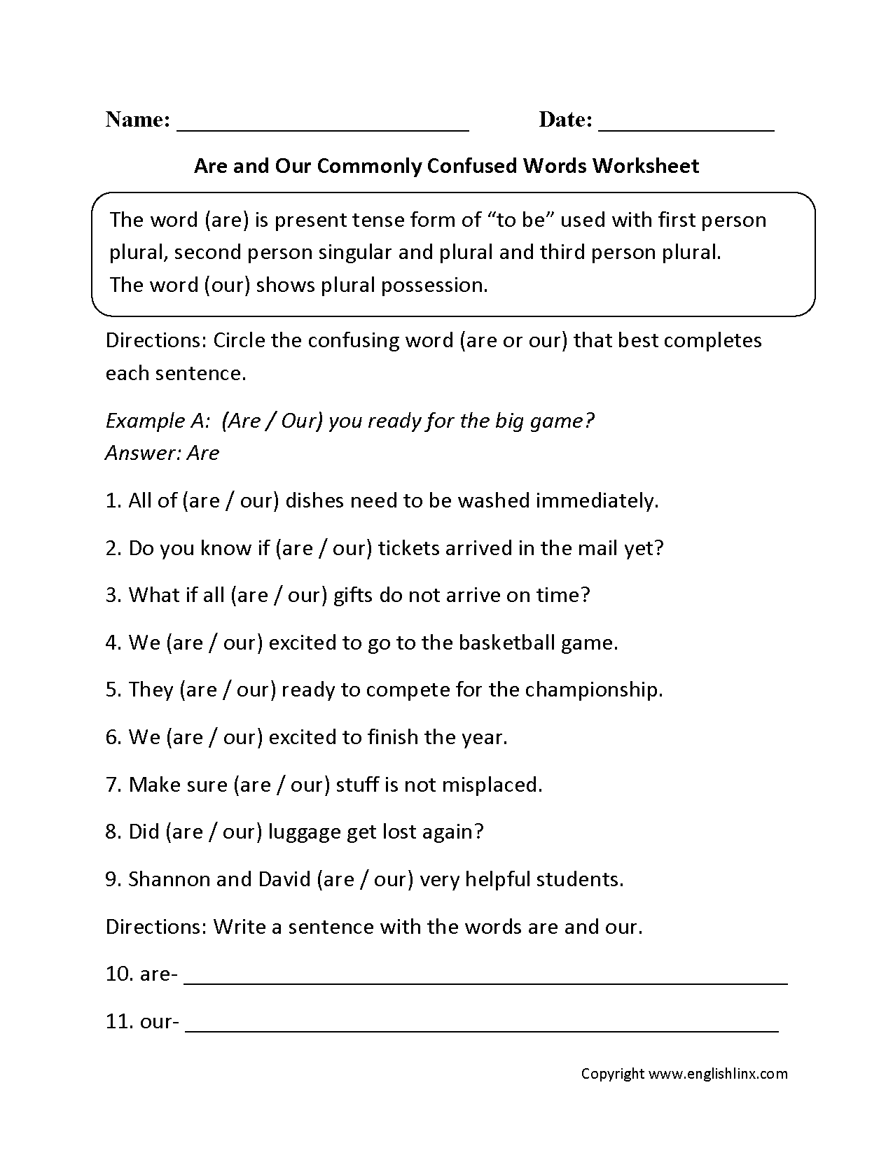 Commonly Confused Words Worksheets Are And Our Commonly Confused Words Worksheets Commonly Confused Words Worksheets Are And Our Commonly Confused Words Worksheets