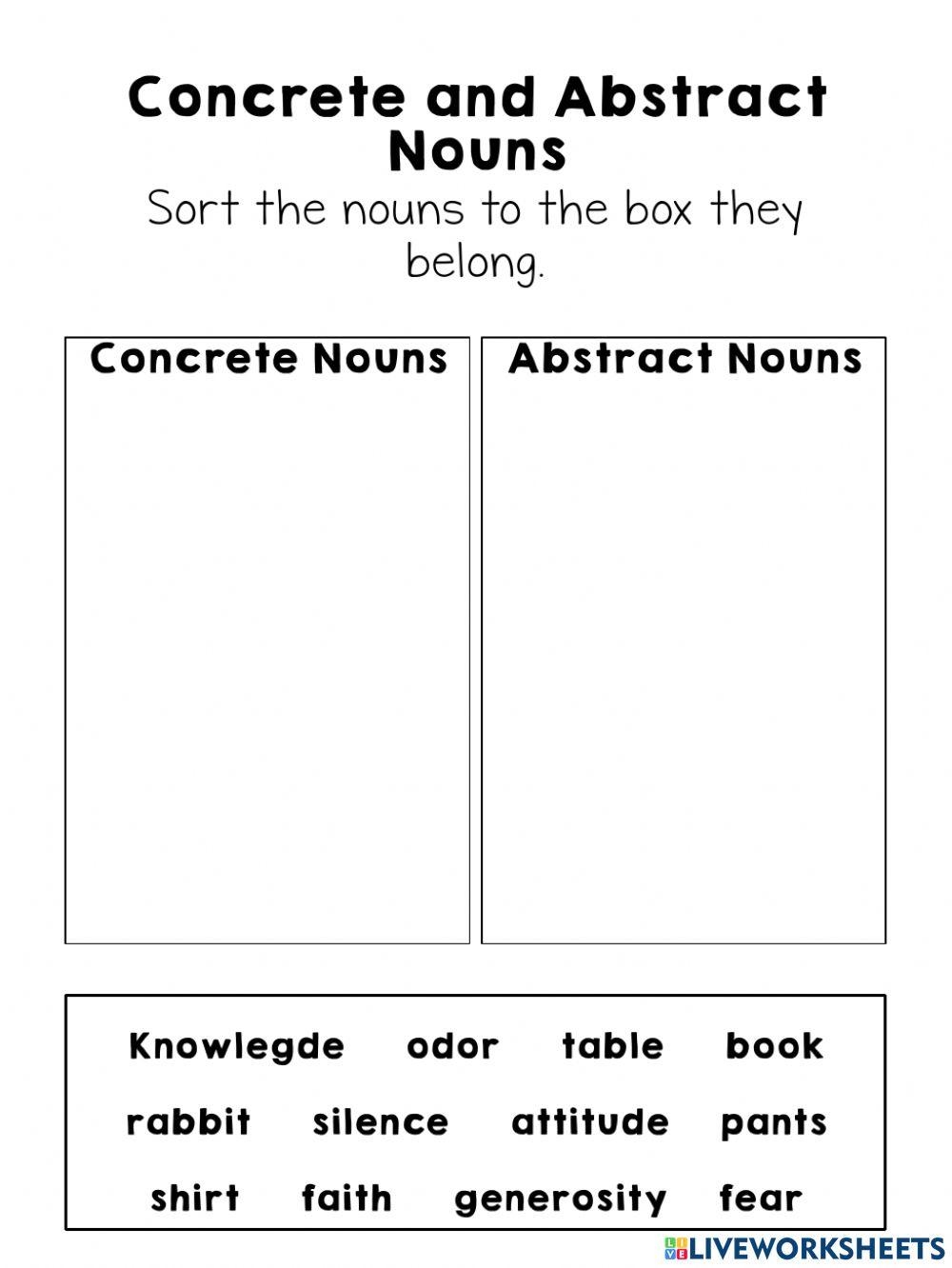 Concrete And Ab Free Interactive Worksheets 1643126